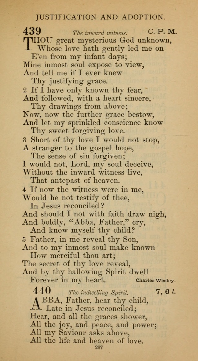 Hymnal of the Methodist Episcopal Church page 267