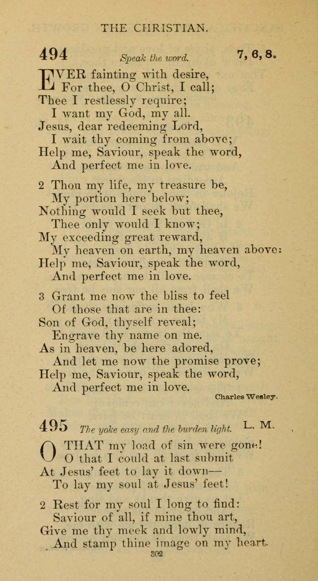 Hymnal of the Methodist Episcopal Church page 302
