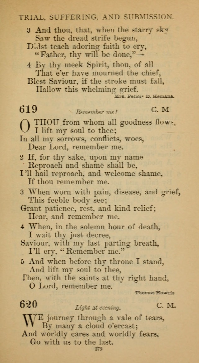 Hymnal of the Methodist Episcopal Church page 379