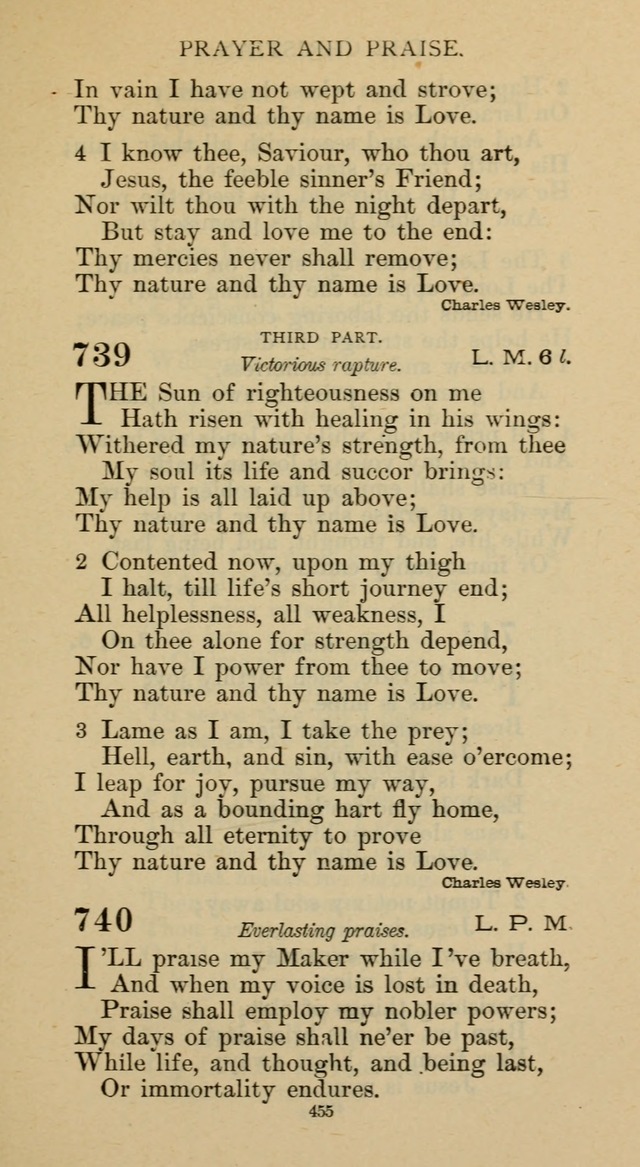 Hymnal of the Methodist Episcopal Church page 455