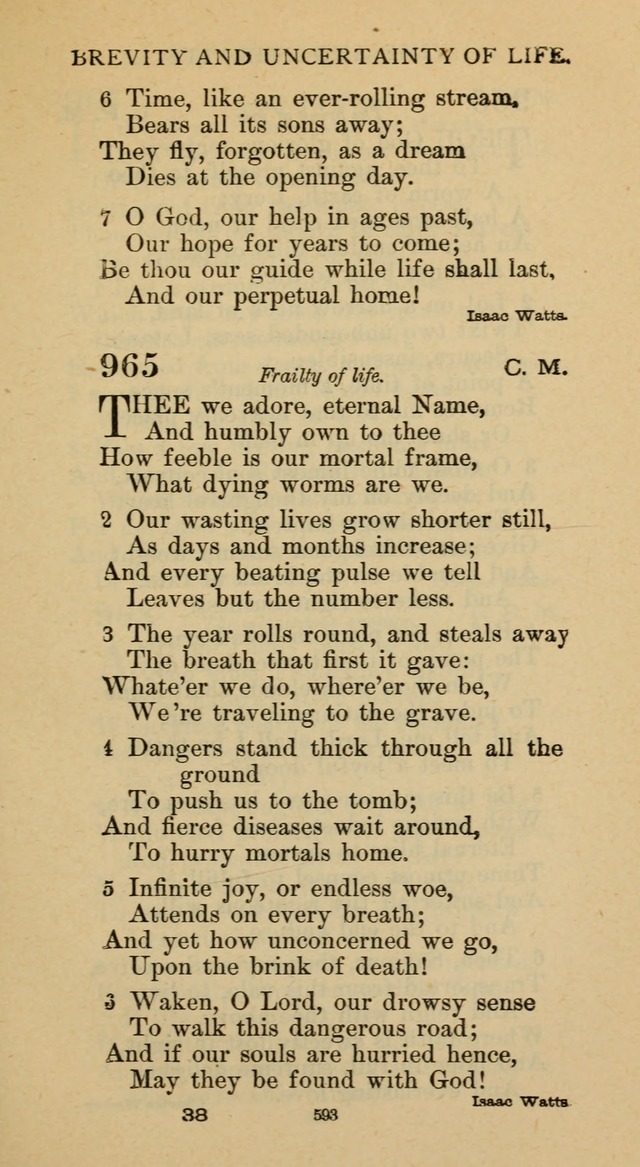 Hymnal of the Methodist Episcopal Church page 593