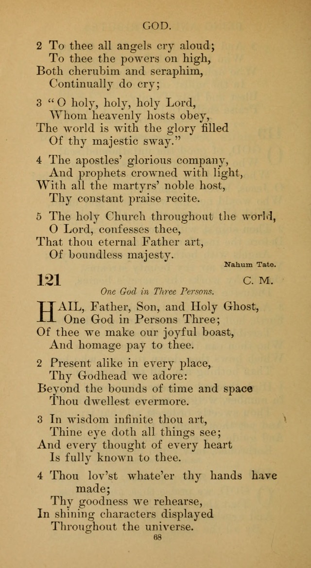 Hymnal of the Methodist Episcopal Church page 68