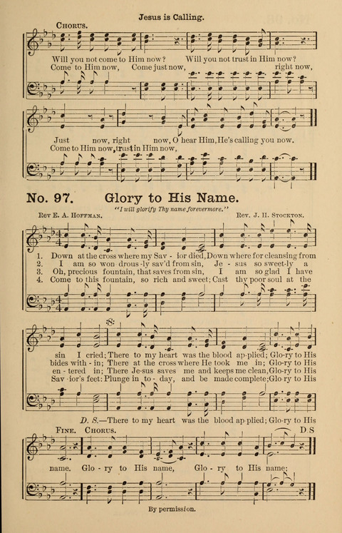 Hymns New and Old: for use in Gospel meetings and other religious services page 97