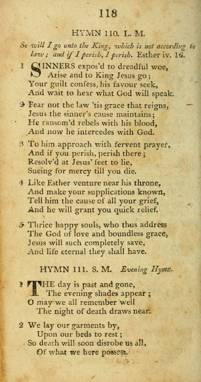 Hymns, Original and  Selected, for the Use of Christians. (5th ed. corr.) page 120