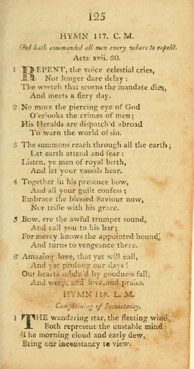 Hymns, Original and  Selected, for the Use of Christians. (5th ed. corr.) page 129