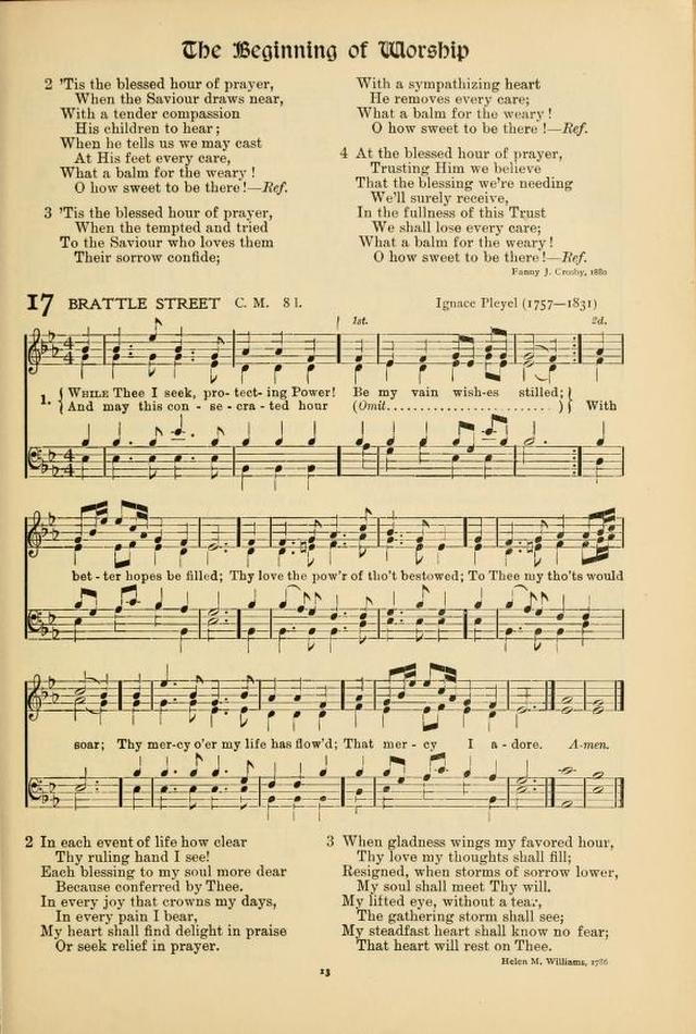 Hymns of Worship and Service (Chapel Ed., 4th ed.) page 15