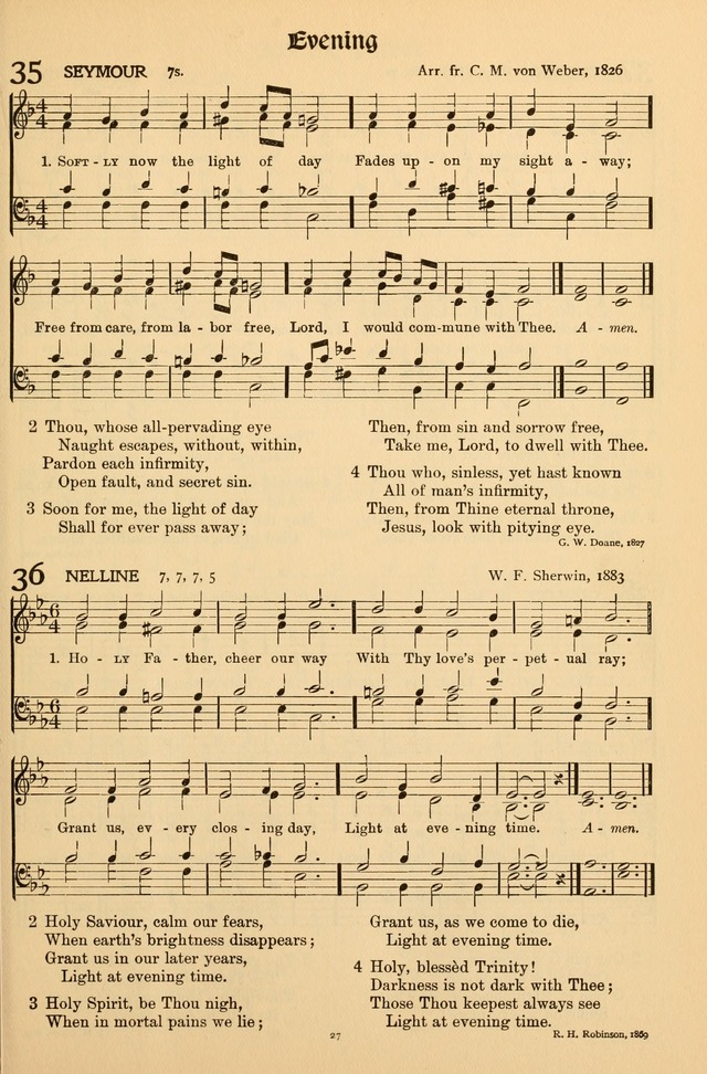 Hymns of Worship and Service (Chapel Ed., 4th ed.) page 29