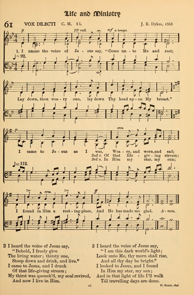 Hymns of Worship and Service (Chapel Ed., 4th ed.) page 47