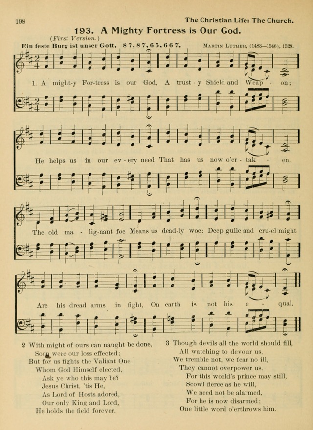 Hymnal and Order of Service: for churches and Sunday-schools page 198