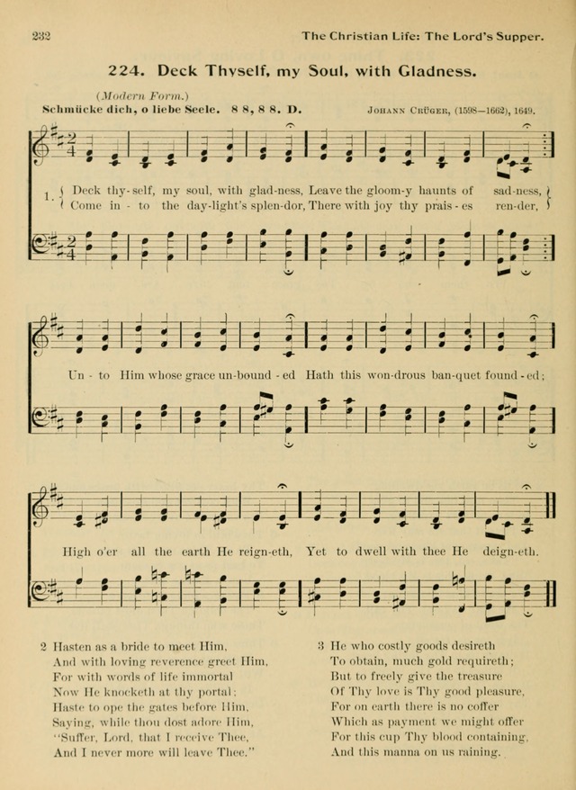 Hymnal and Order of Service: for churches and Sunday-schools page 232