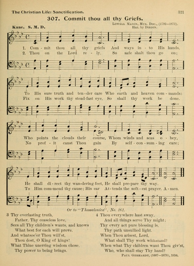 Hymnal and Order of Service: for churches and Sunday-schools page 321