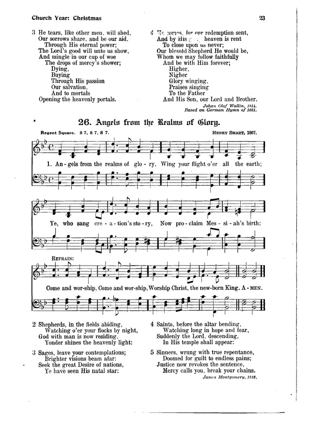 The Hymnal and Order of Service page 23