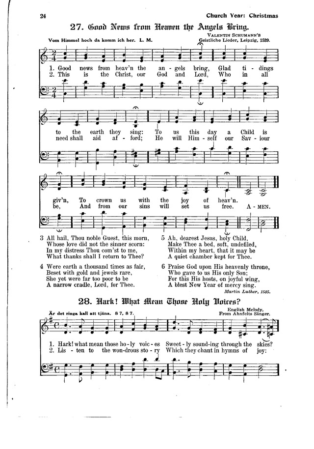 The Hymnal and Order of Service page 24