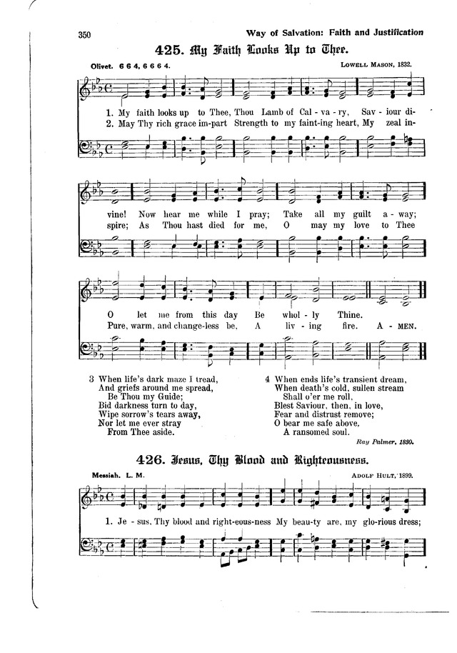 The Hymnal and Order of Service page 350