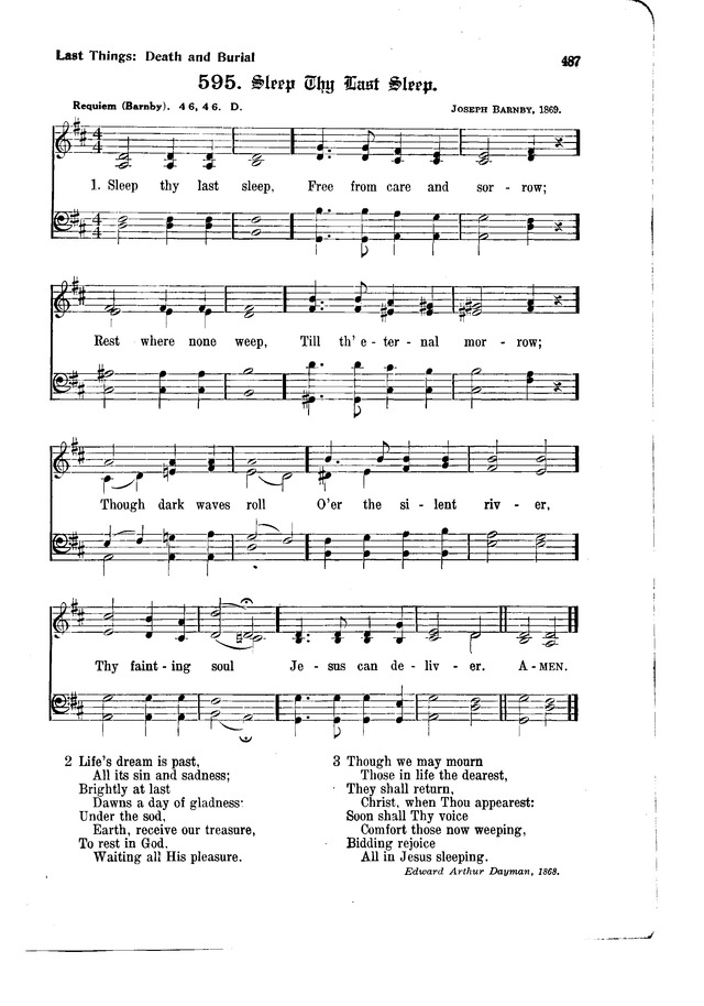 The Hymnal and Order of Service page 487