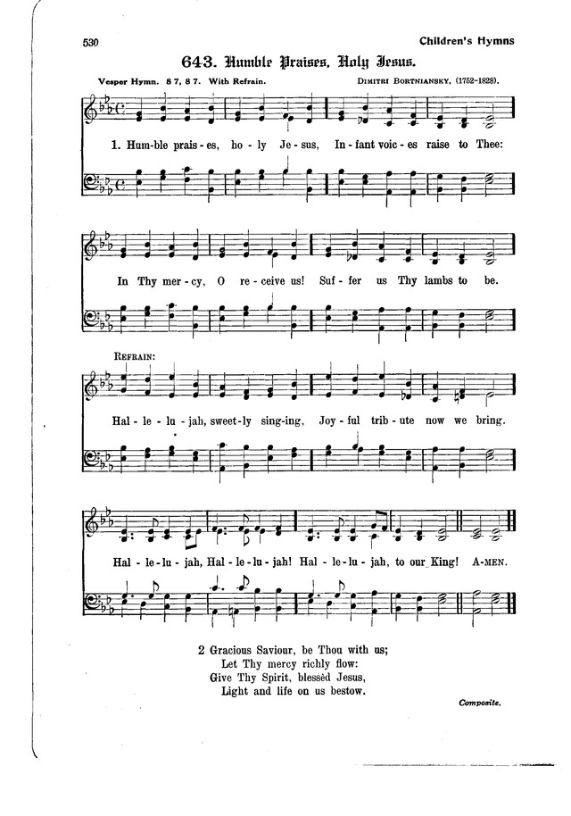 The Hymnal and Order of Service page 530