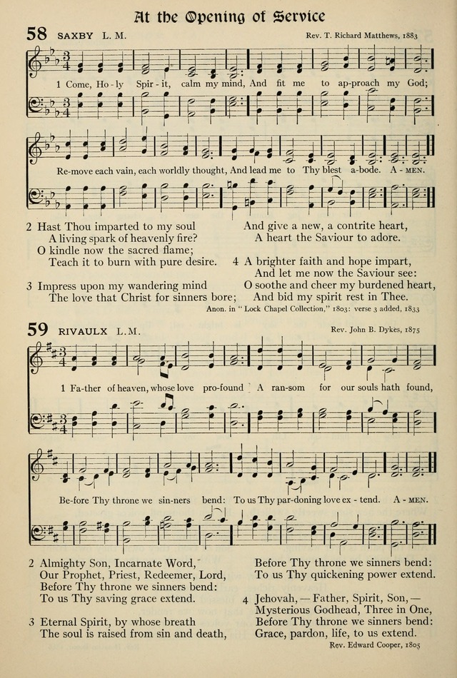 The Hymnal: published in 1895 and revised in 1911 by authority of the General Assembly of the Presbyterian Church in the United States of America page 50