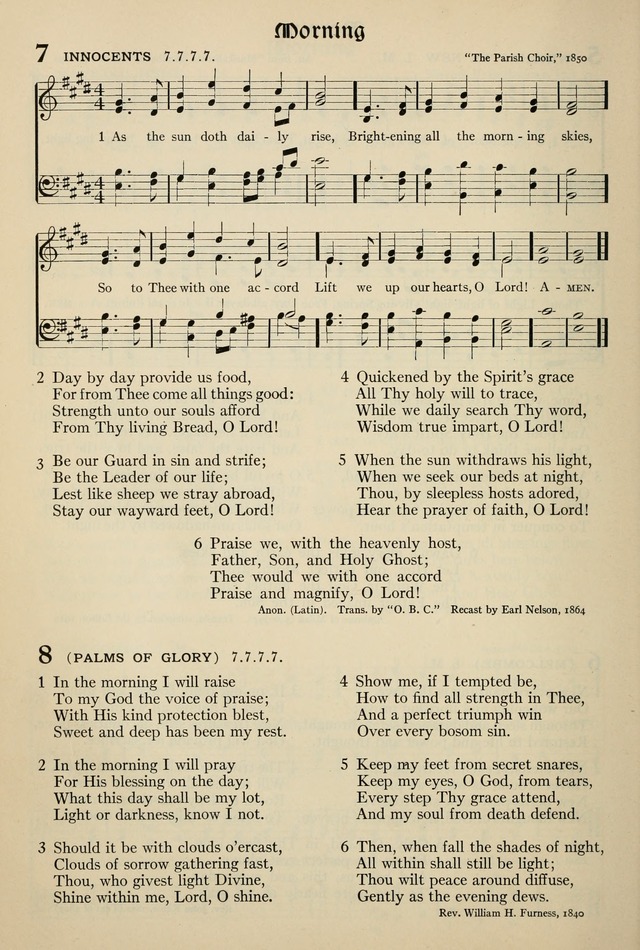 The Hymnal: published in 1895 and revised in 1911 by authority of the General Assembly of the Presbyterian Church in the United States of America page 6