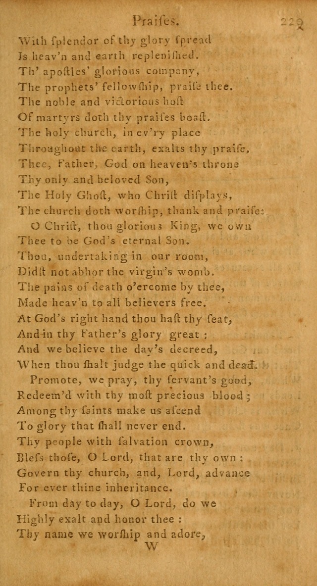 A Hymn and Prayer-Book: for the use of such Lutheran churches as Use the English language page 229