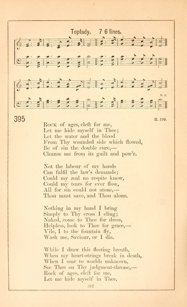 Hymnal of the Presbyterian Church page 310