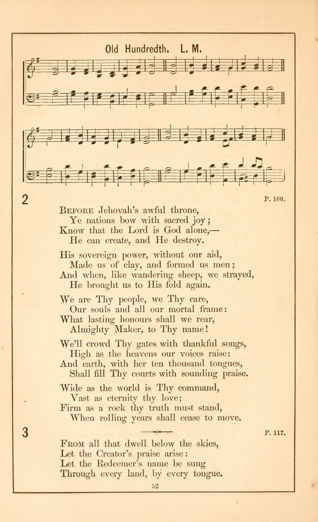 Hymnal of the Presbyterian Church page 50