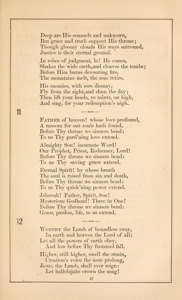 Hymnal of the Presbyterian Church page 55