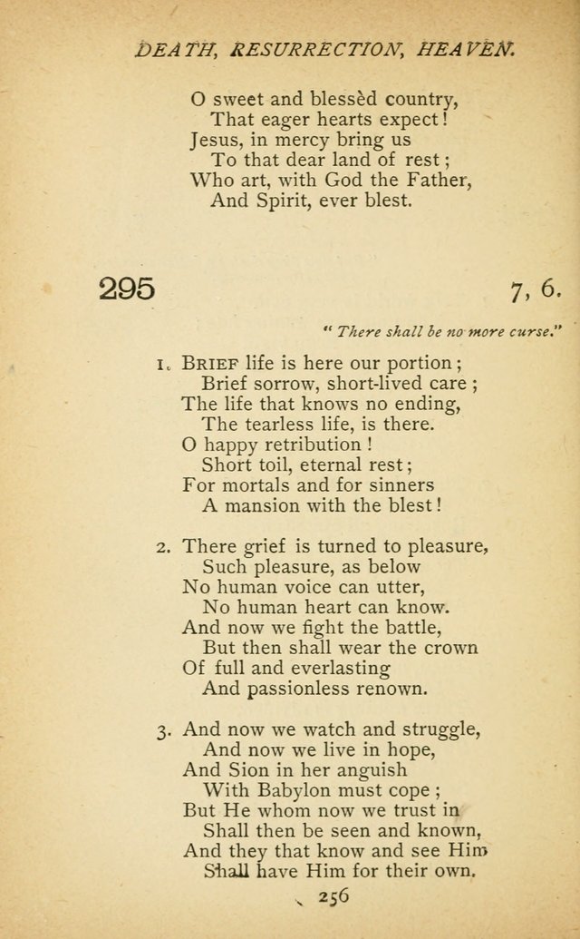 Hymnal of the Presbyterian Church in Canada page 256