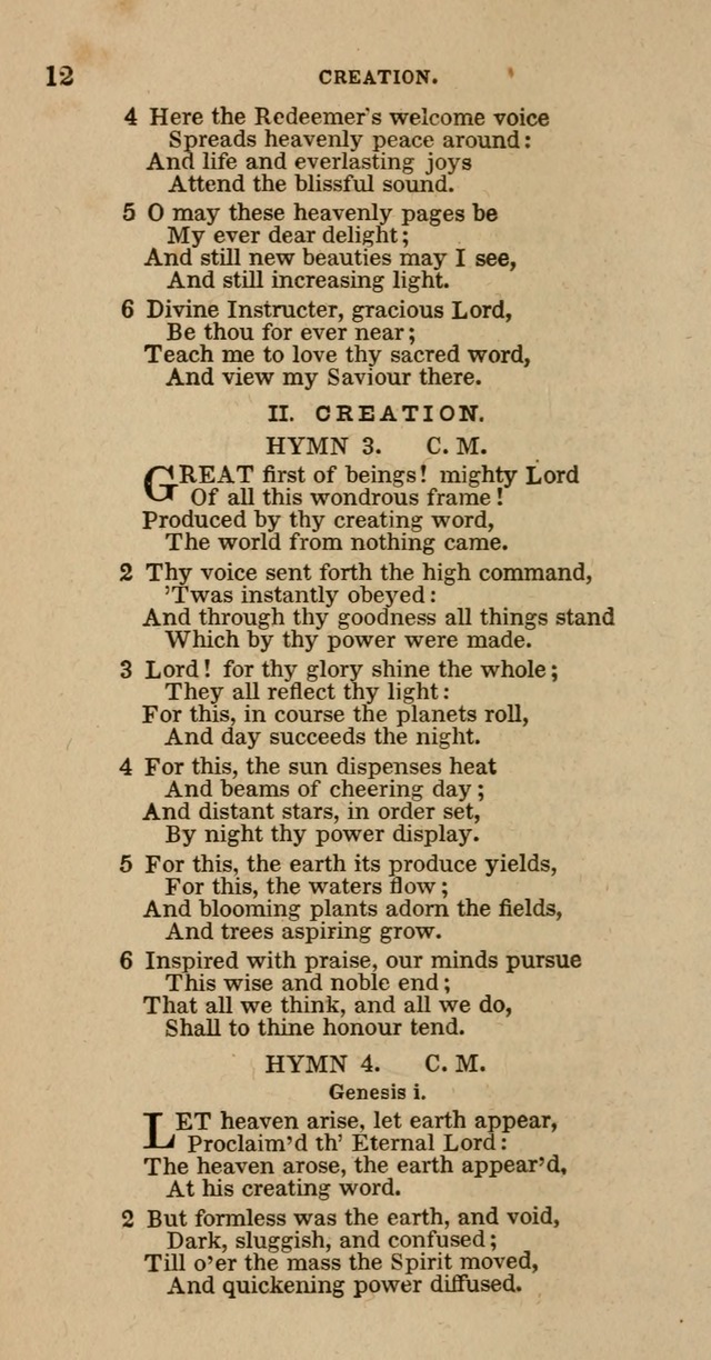 Hymns of the Protestant Episcopal Church of the United States, as authorized by the General Convention: with an additional selection page 12