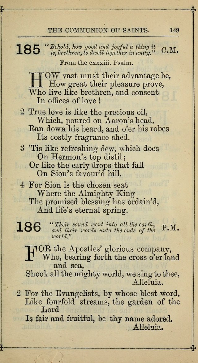 Hymnal: according to the use of the Protestant Episcopal Church in the United States of America : Revised edition (1874) page 164
