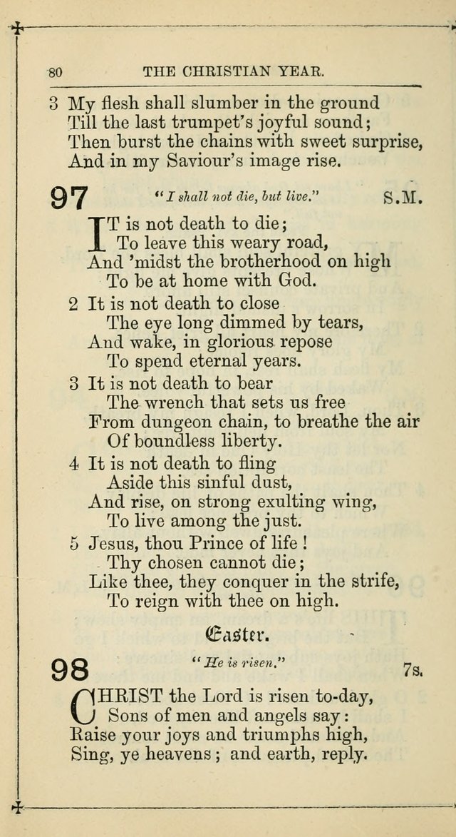 Hymnal: according to the use of the Protestant Episcopal Church in the United States of America : Revised edition (1874) page 95
