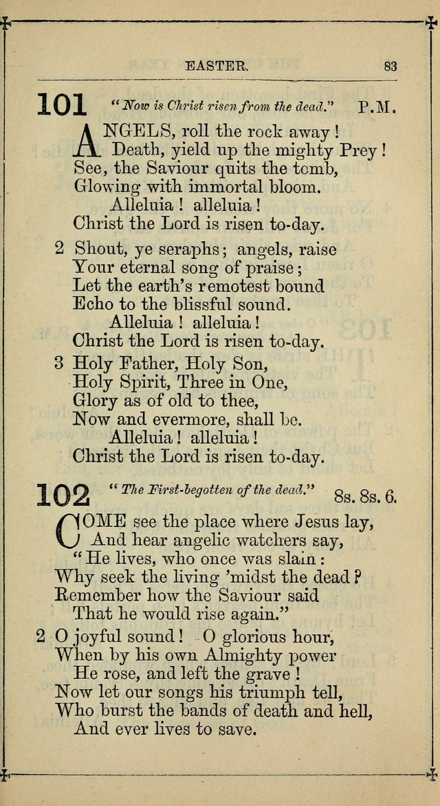 Hymnal: according to the use of the Protestant Episcopal Church in the United States of America : Revised edition (1874) page 98