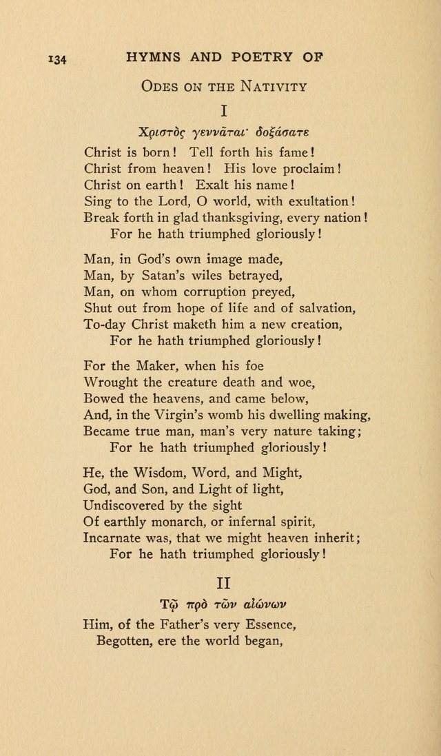 Hymns and Poetry of the Eastern Church page 129