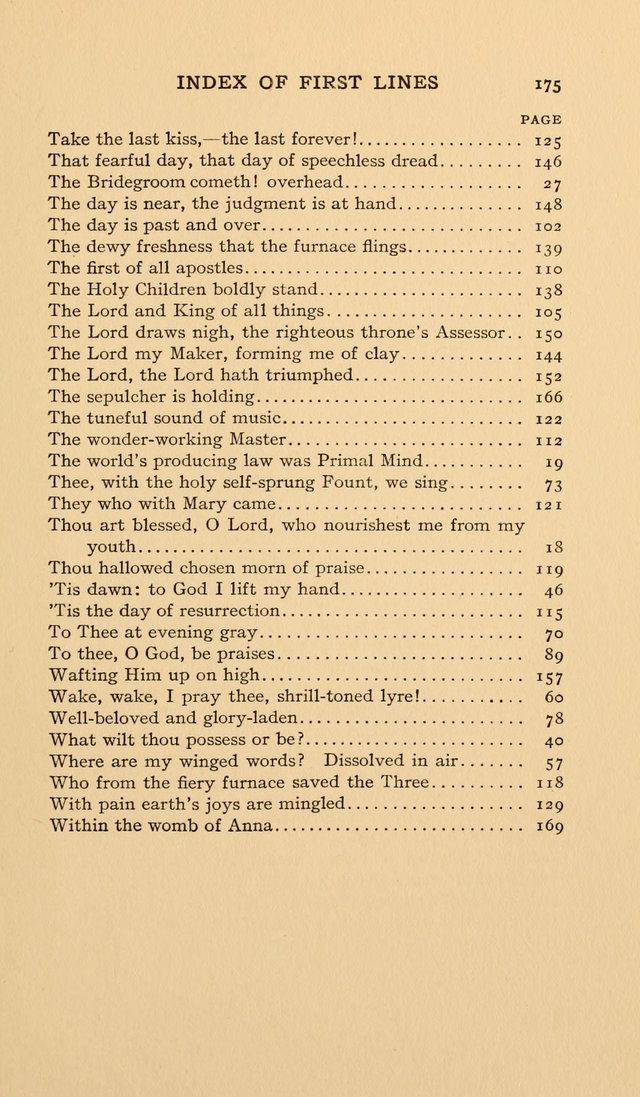 Hymns and Poetry of the Eastern Church page 170