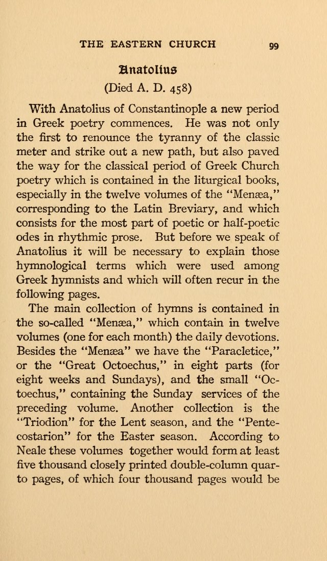 Hymns and Poetry of the Eastern Church page 92