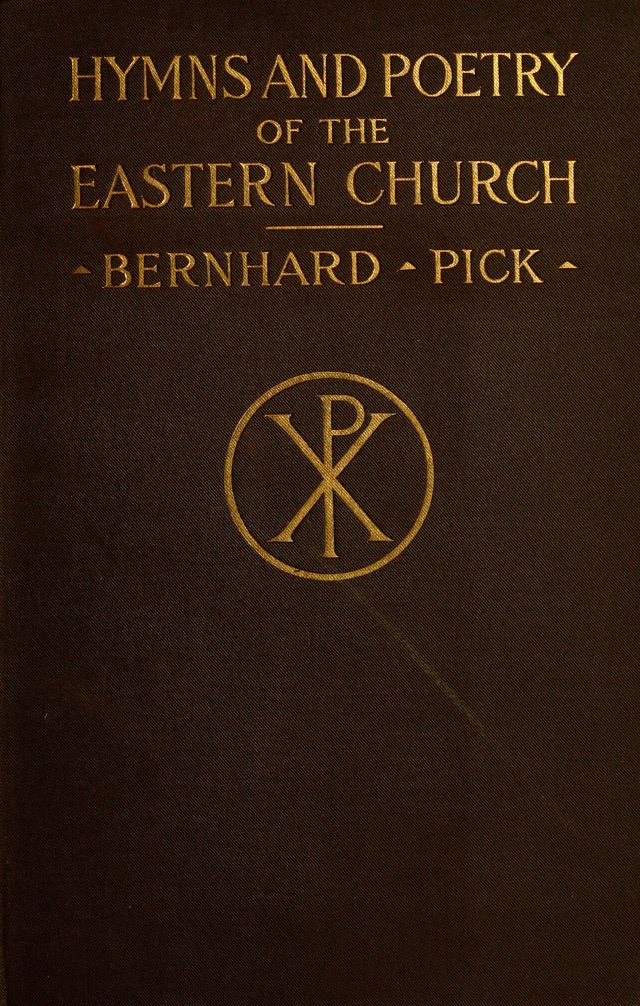 Hymns and Poetry of the Eastern Church page i