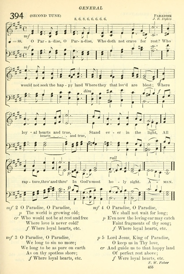 The Church Hymnal: revised and enlarged in accordance with the action of the General Convention of the Protestant Episcopal Church in the United States of America in the year of our Lord 1892. (Ed. B) page 503