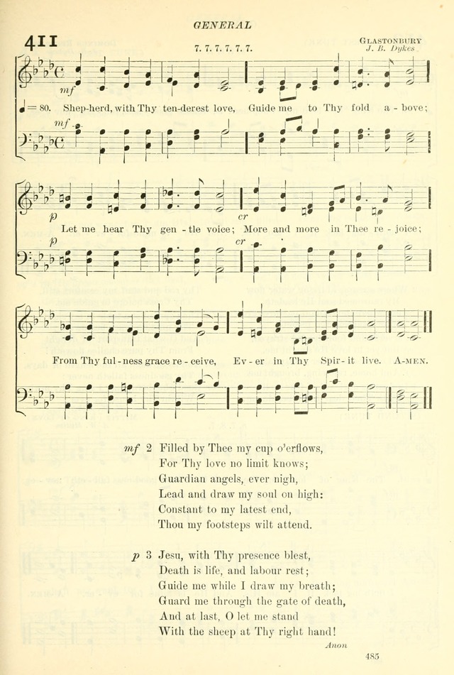The Church Hymnal: revised and enlarged in accordance with the action of the General Convention of the Protestant Episcopal Church in the United States of America in the year of our Lord 1892. (Ed. B) page 533