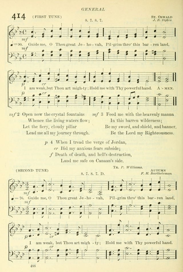 The Church Hymnal: revised and enlarged in accordance with the action of the General Convention of the Protestant Episcopal Church in the United States of America in the year of our Lord 1892. (Ed. B) page 536
