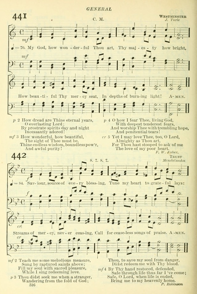 The Church Hymnal: revised and enlarged in accordance with the action of the General Convention of the Protestant Episcopal Church in the United States of America in the year of our Lord 1892. (Ed. B) page 564
