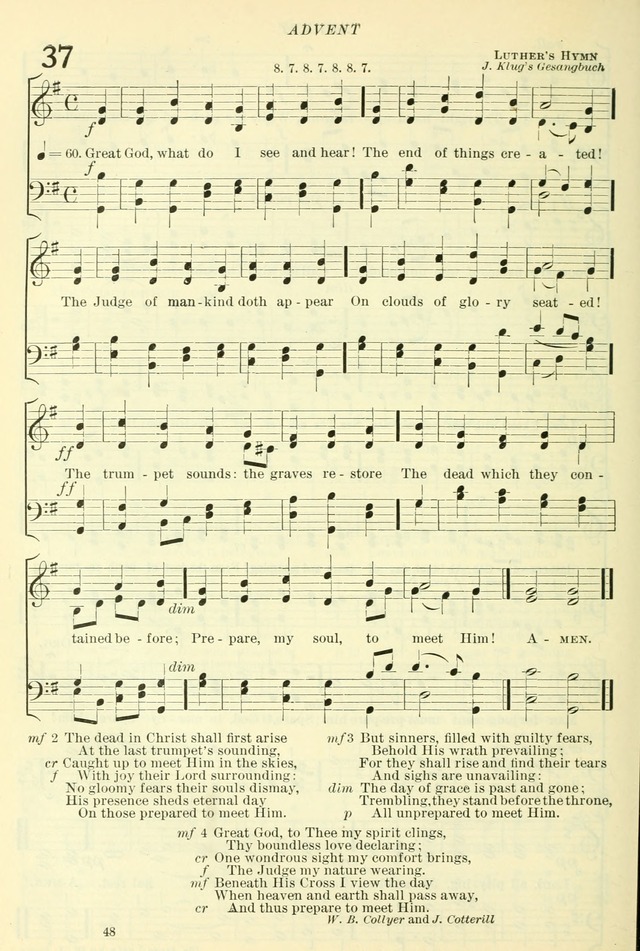 The Church Hymnal: revised and enlarged in accordance with the action of the General Convention of the Protestant Episcopal Church in the United States of America in the year of our Lord 1892. (Ed. B) page 96