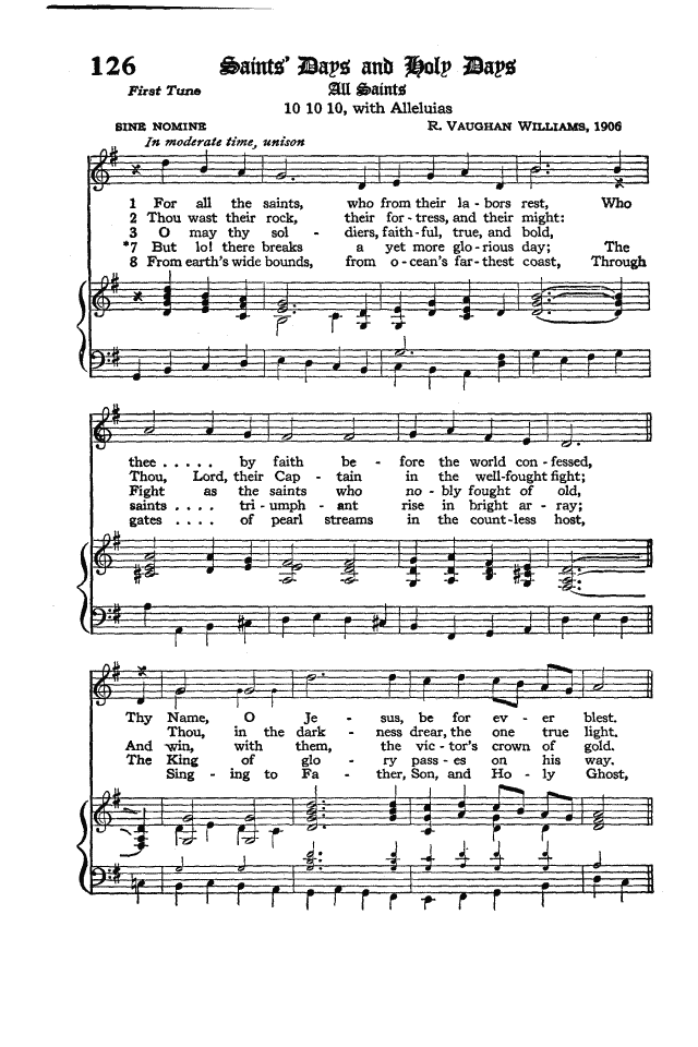 The Hymnal of the Protestant Episcopal Church in the United States of America 1940 page 166