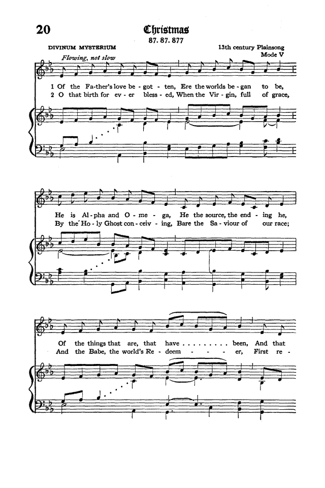 The Hymnal of the Protestant Episcopal Church in the United States of America 1940 page 28