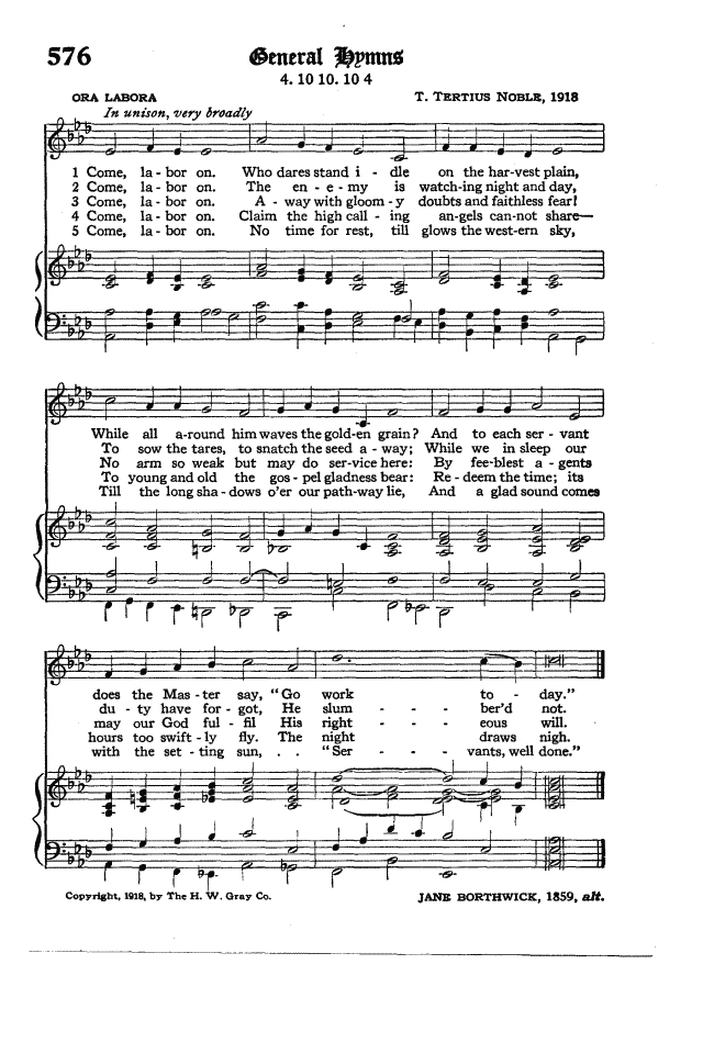 The Hymnal of the Protestant Episcopal Church in the United States of America 1940 page 661
