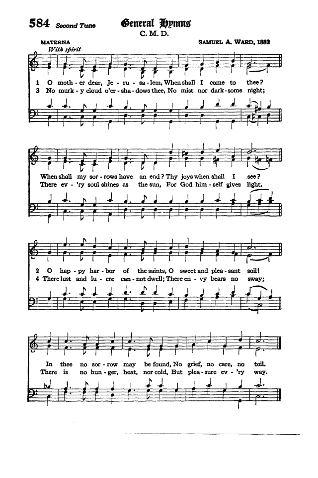 The Hymnal of the Protestant Episcopal Church in the United States of America 1940 page 671
