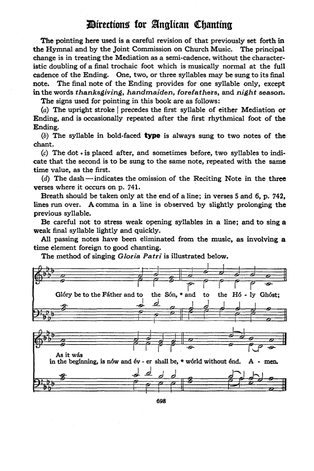 The Hymnal of the Protestant Episcopal Church in the United States of America 1940 page 698