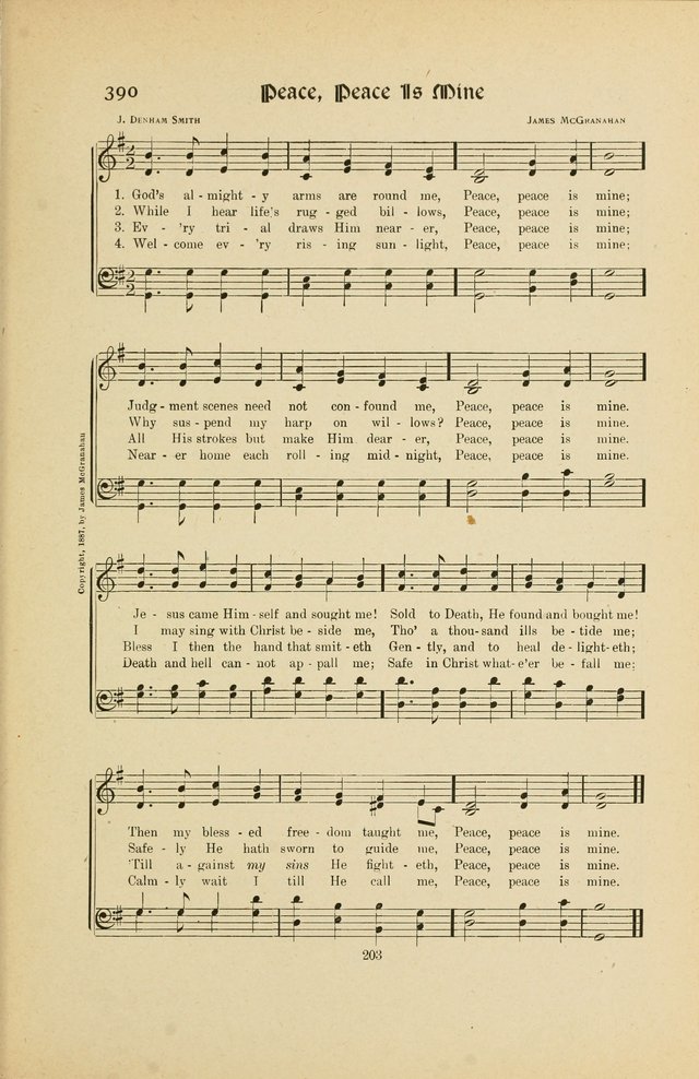 Hymns, Psalms and Gospel Songs: with responsive readings page 203