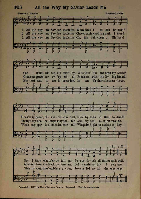Hymns of Praise Number Two page 103