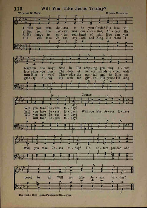 Hymns of Praise Number Two page 115