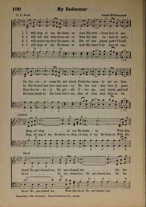 Hymns of Praise Number Two page 190