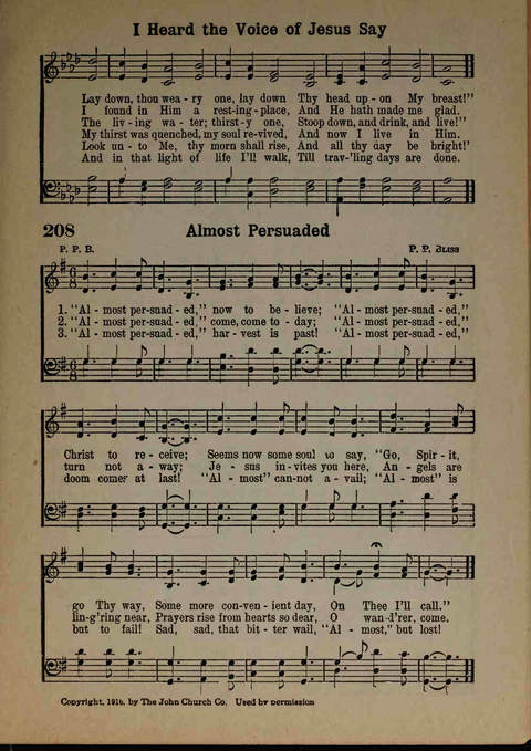 Hymns of Praise Number Two page 203